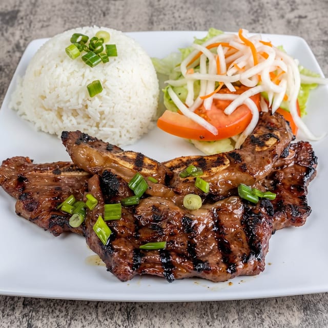 C4. Korean Short Ribs Plate.