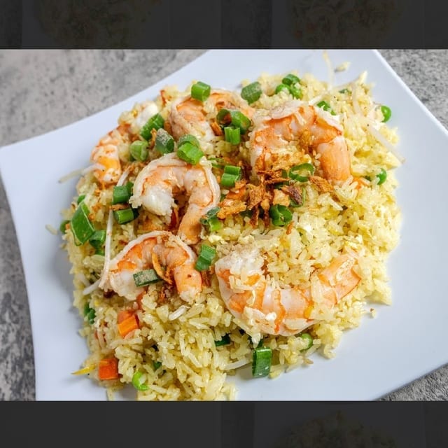 F5. Shrimp Fried Rice.